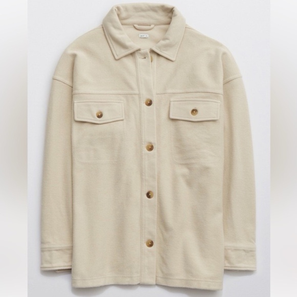 Aerie Utility Jacket with Buttons - Large